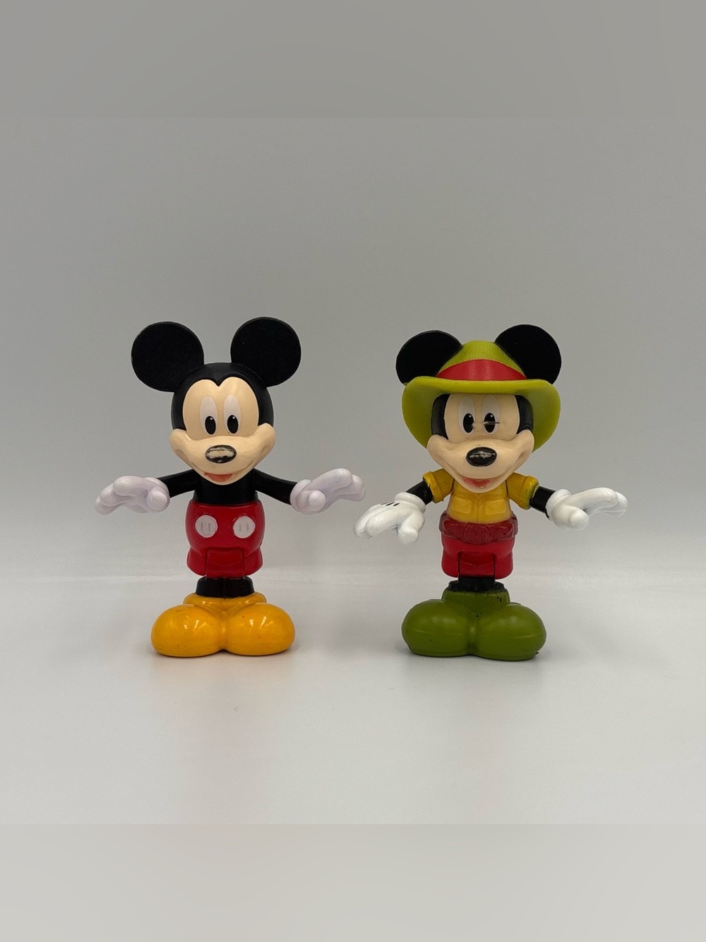 RARE Disney Mickey & Friends Toy Lot- Boy Scout Farmer Mickey & Mickey Mouse